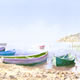 Mediterranean Fishing Boats - Art by Woking Artist David Drury
