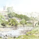 The Swale At Richmond Yorkshire - Art by Woking Artist David Drury