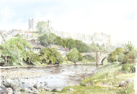The Swale At Richmond - Yorkshire
